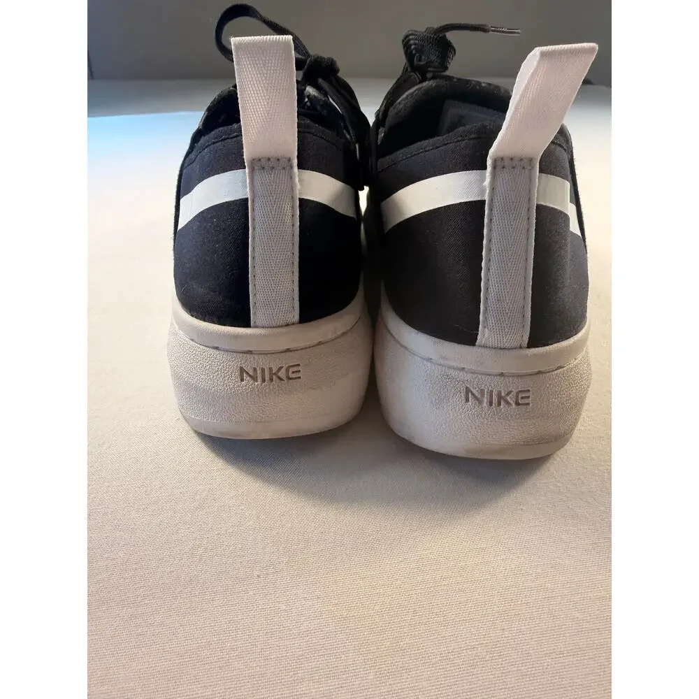 Nike Wmns Court Vision Alta TXT Black White CW6536-001 Size 9 Sneakers